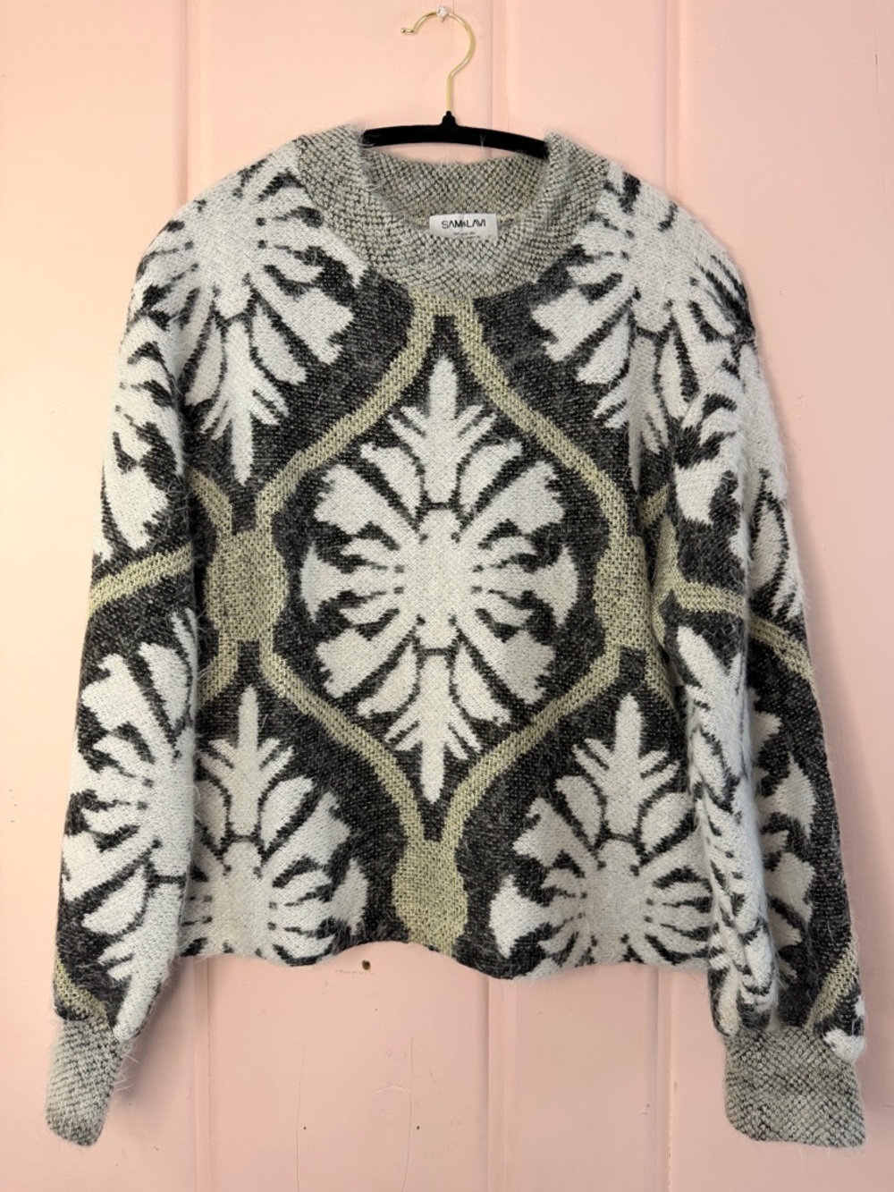 Sam & Lavi Women's Sweater in Black and Gray Sz medium